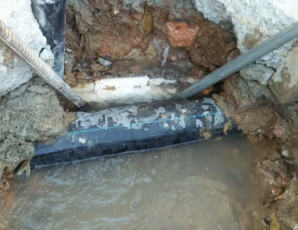 柳江测漏水之水管漏水